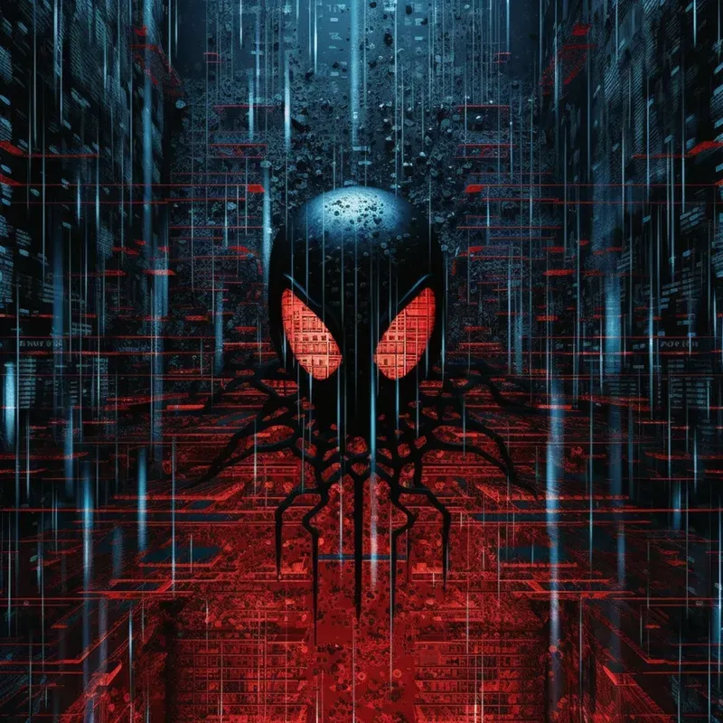 Super Cool Matrix Style Super Heroes
