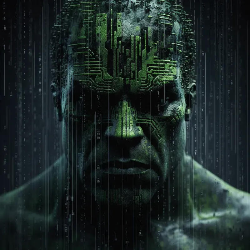 Super Cool Matrix Style Super Heroes