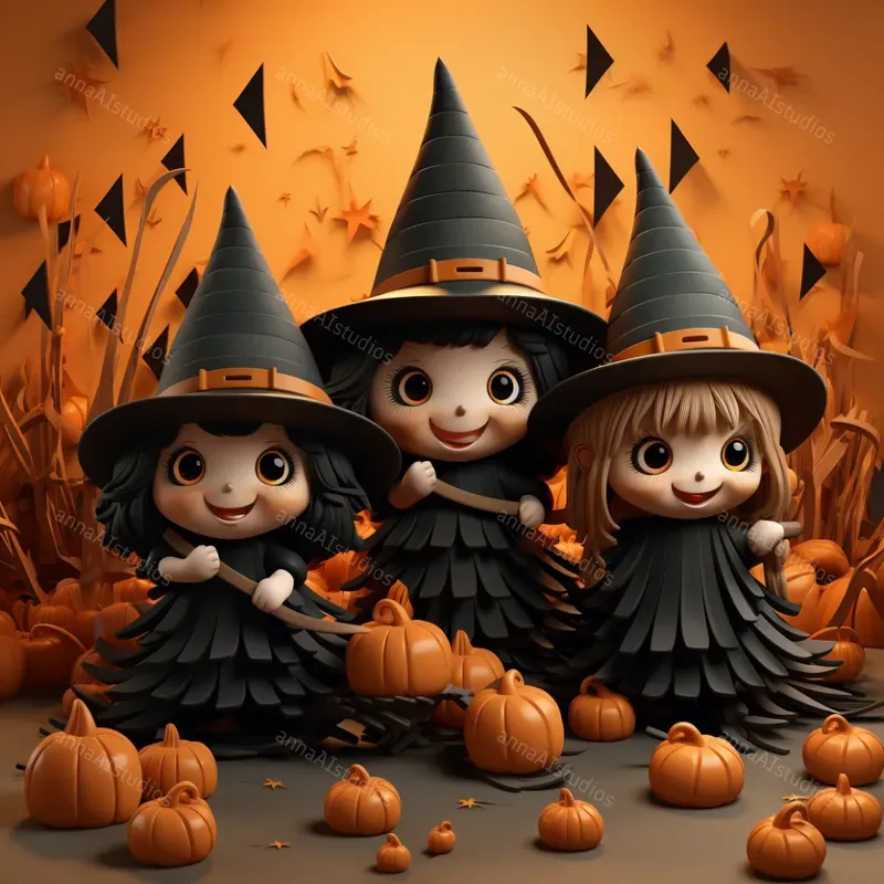 3D Halloween Backgrounds