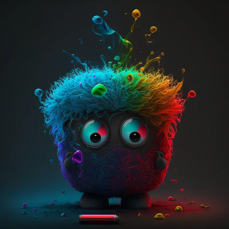 Colorful Little Monsters