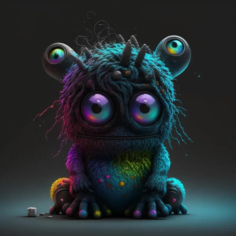 Colorful Little Monsters