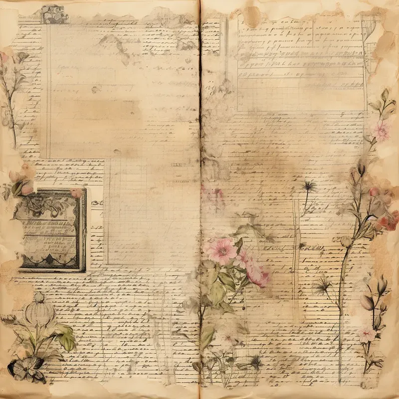 Vintage Junk Journal Paper Generator
