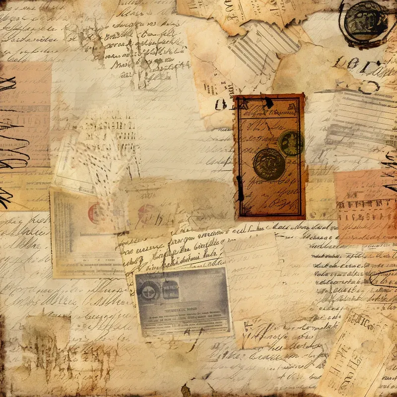 Vintage Junk Journal Paper Generator