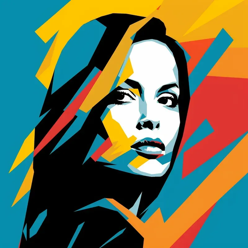 Famous People Contemporary Illustrations