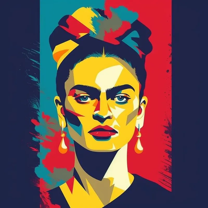 Famous People Contemporary Illustrations