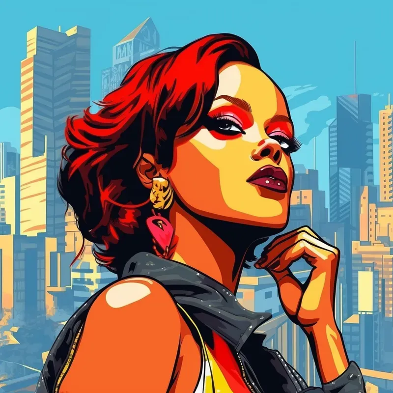 Famous People Popart Illustrations