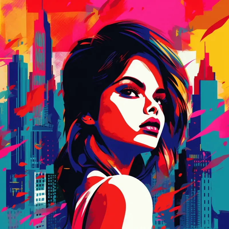 Famous People Popart Illustrations