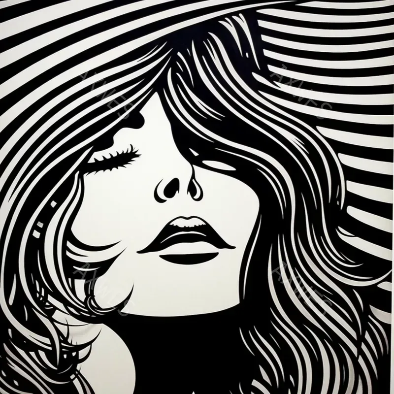 Women In Black And White