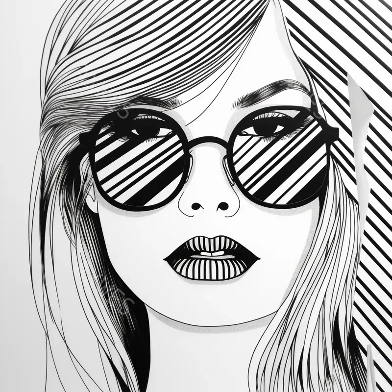 Women In Black And White