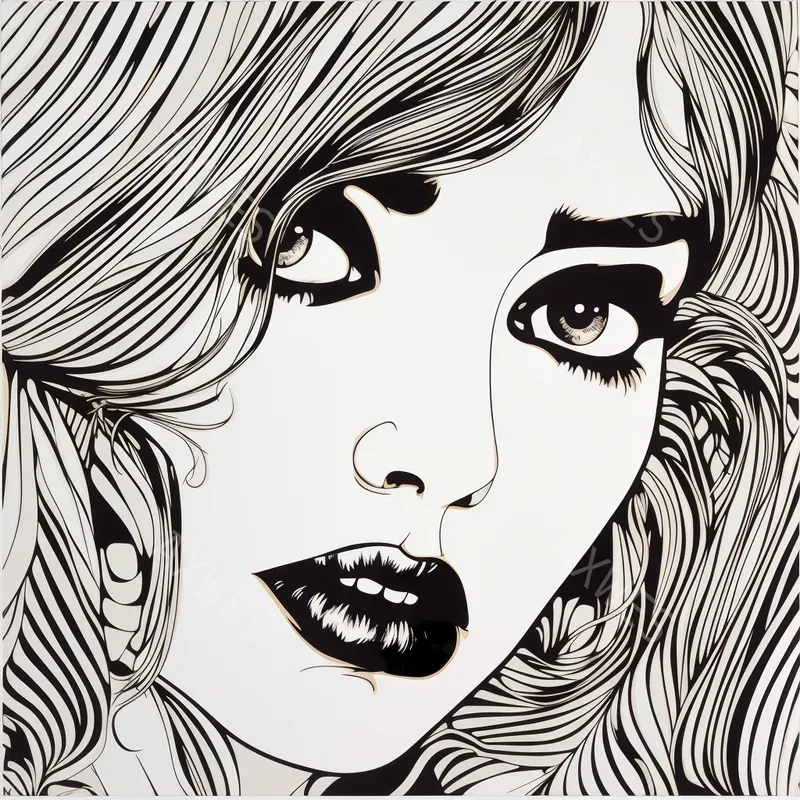 Women In Black And White