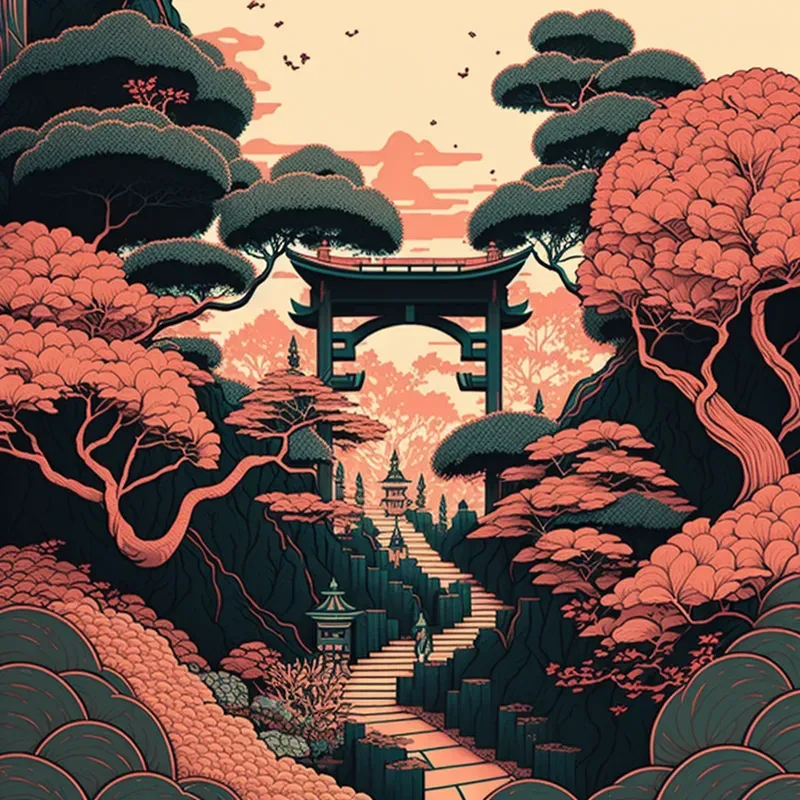 Oriental Nature Wall Posters
