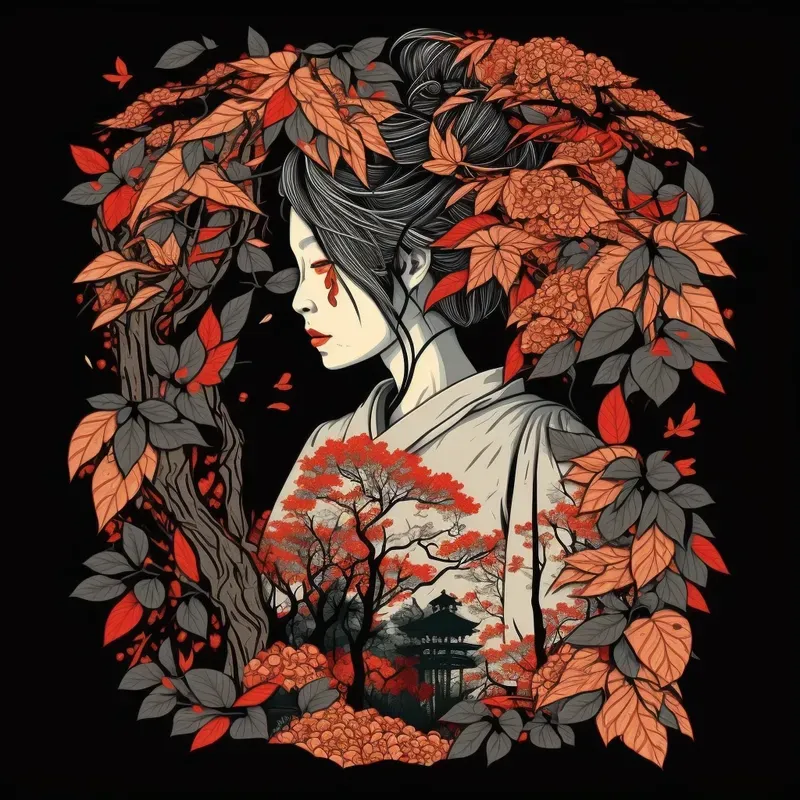 Oriental Nature Wall Posters