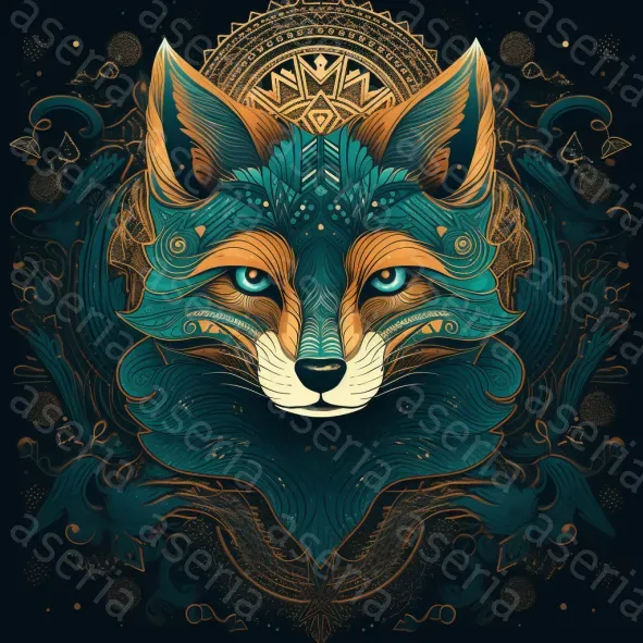 Dark Illustrations With Golden Elements