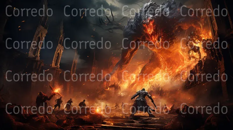 Video Game Battle Scenes