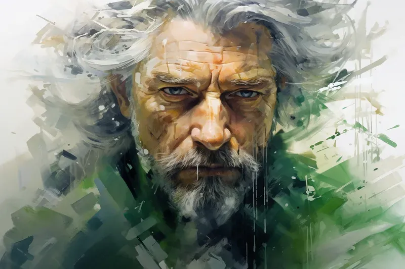 Amazing Watercolor Portraits Woman  Man
