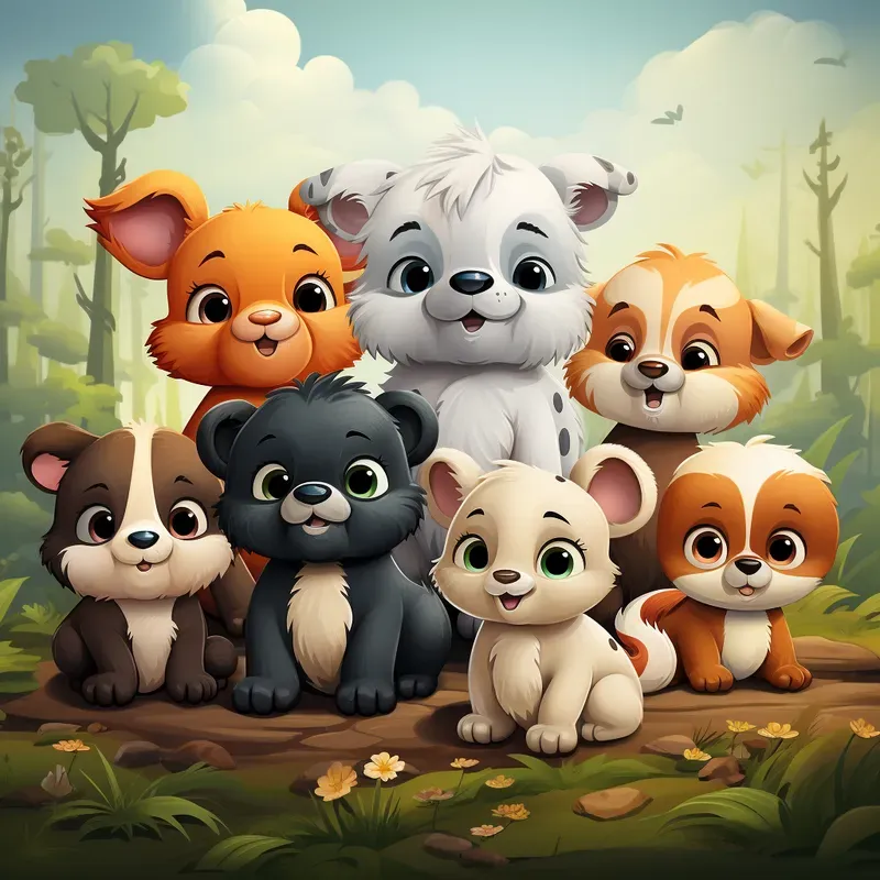 Cute Animal Illustrations