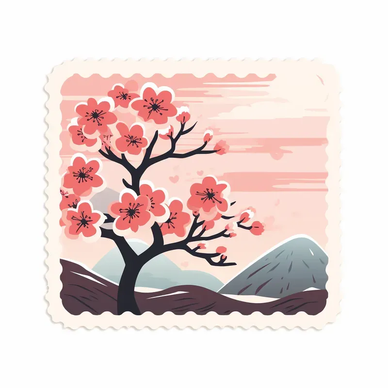 Colorful Stamp Images