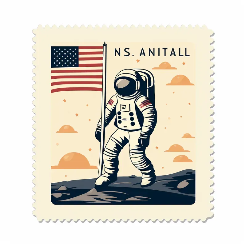 Colorful Stamp Images