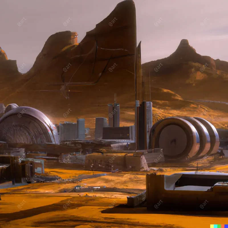 Sci-fi Digital Painting Wallpaper