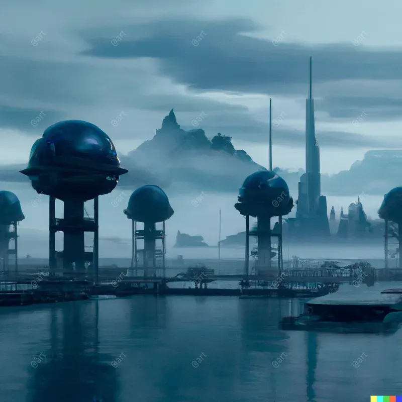 Sci-fi Digital Painting Wallpaper