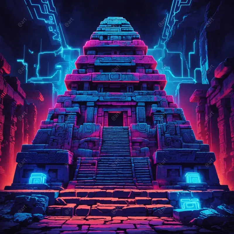 Neon Outlines