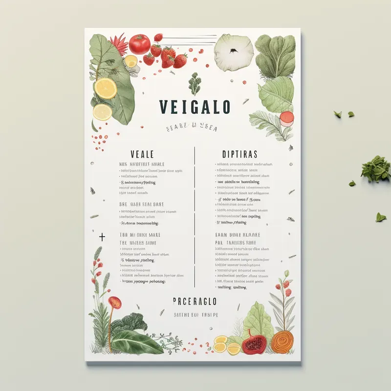 Menu Mockups For Restaurants