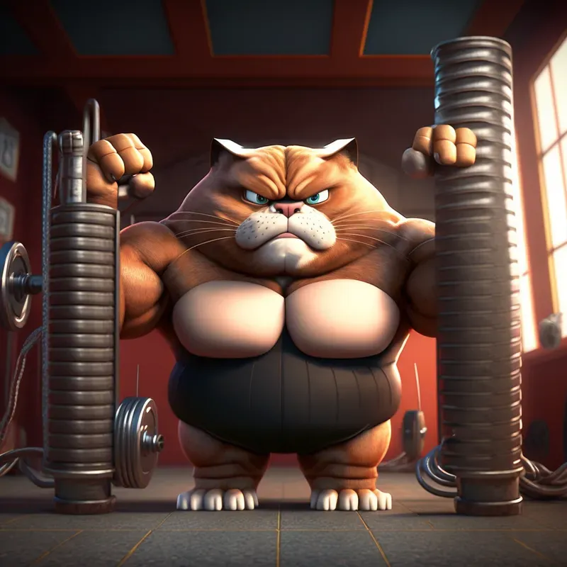 Animals On The Gym