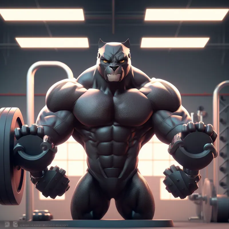 Animals On The Gym