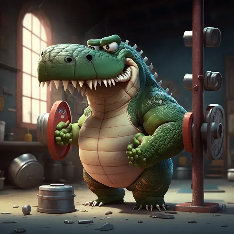 Animals On The Gym
