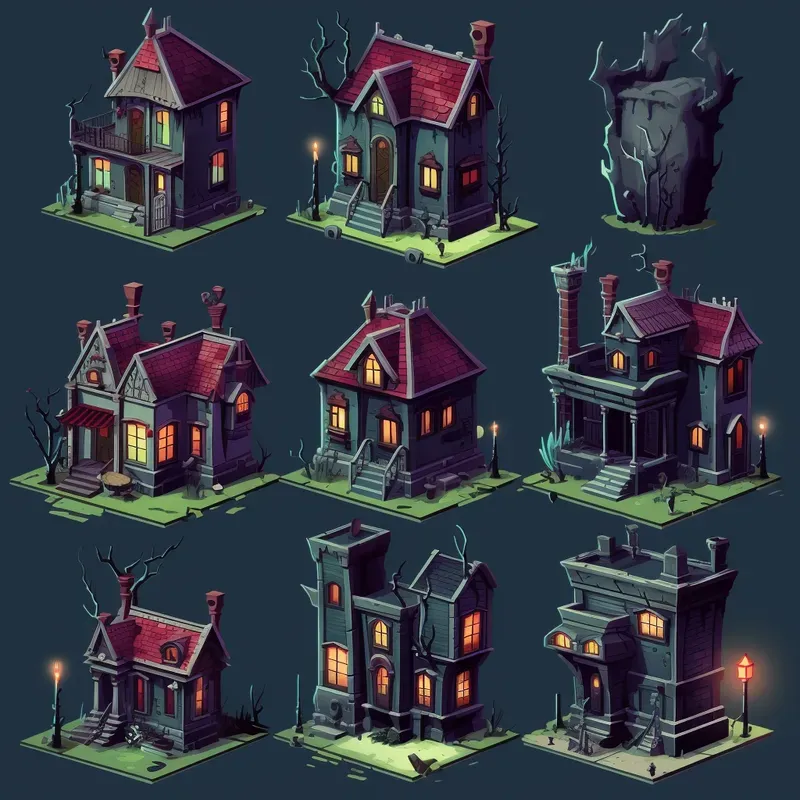 Gamedev Tools Assetpacks Houses