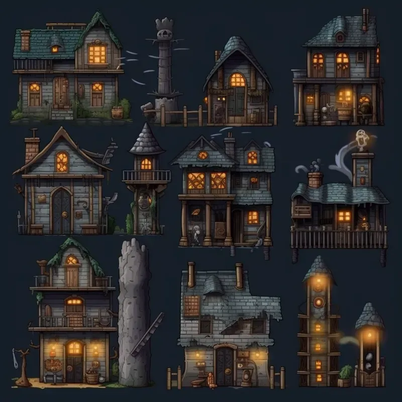 Gamedev Tools Assetpacks Houses