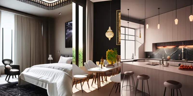 Interior Designs generated by stable-diffusion