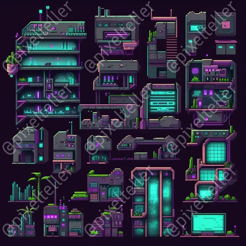 Pixel Game Asset Inspirations