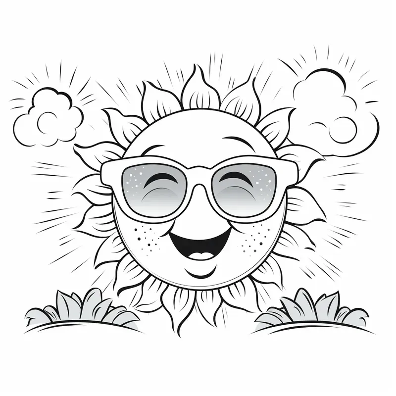 Simple Coloring Pages For Kids