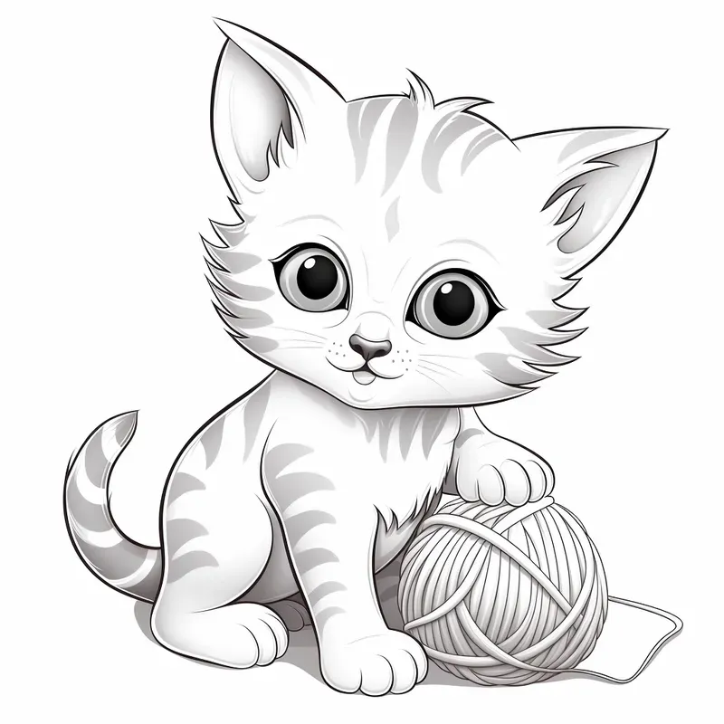 Simple Coloring Pages For Kids