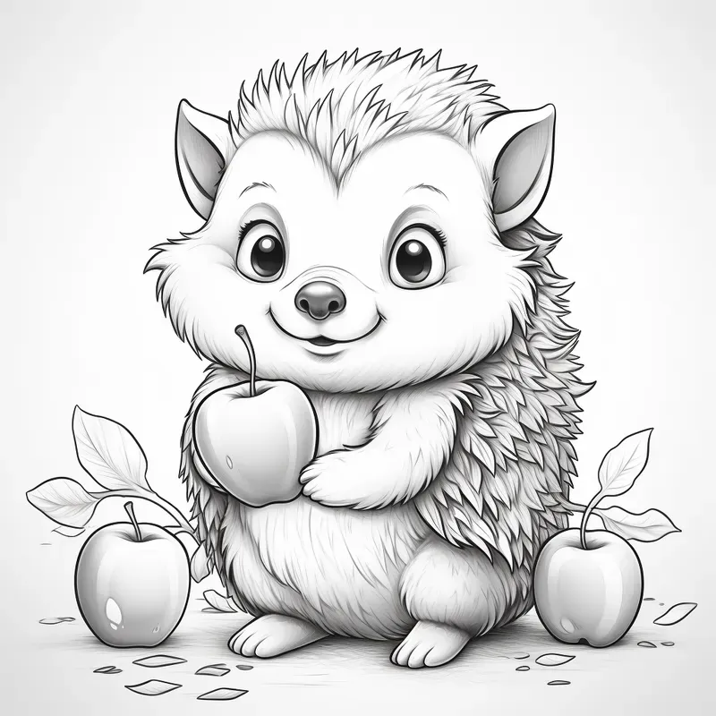 Simple Coloring Pages For Kids