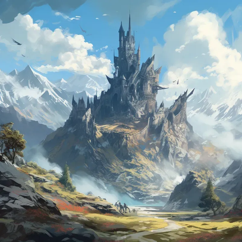 Enchanting Watercolor Fantasy Landscapes