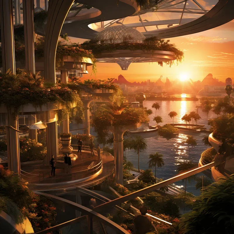 Modern Urban Sunsets