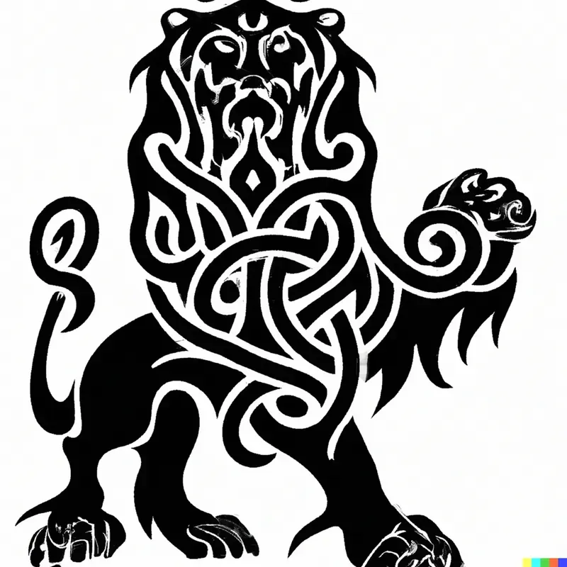 Celtic Lion Tattoo