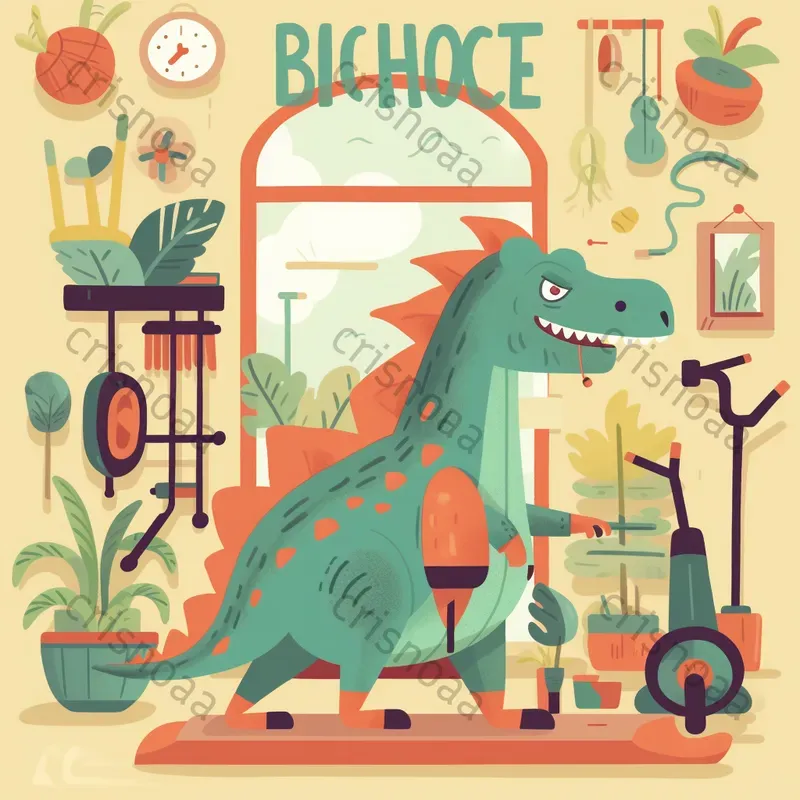 Cute Dinosaur Characters