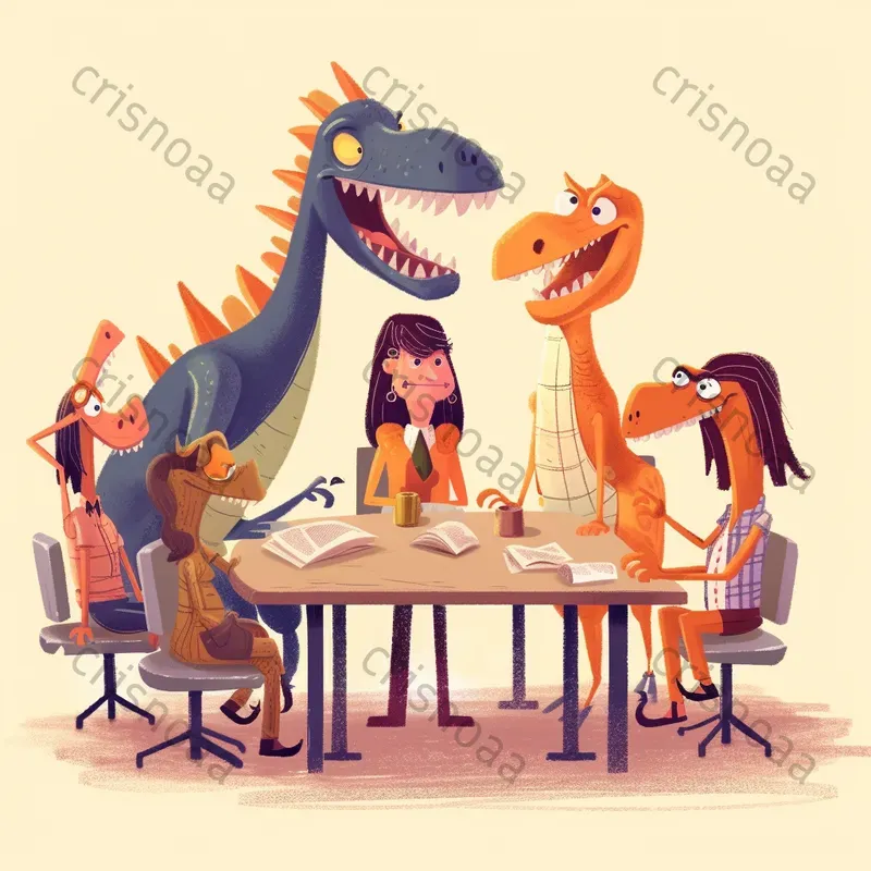 Cute Dinosaur Characters