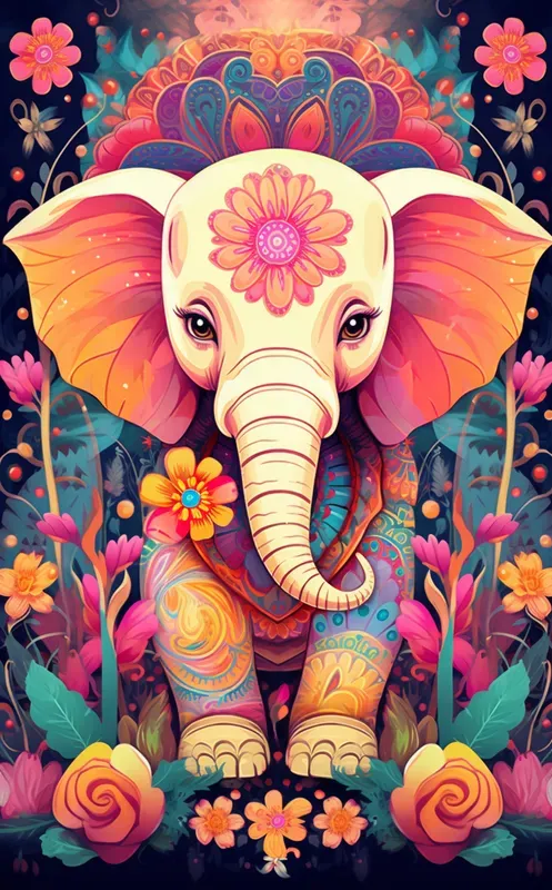 Bohemian Cartoon Style Animals