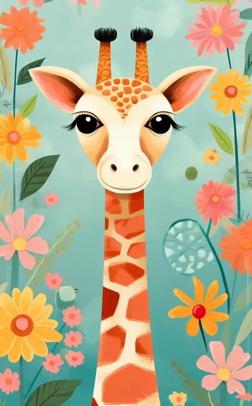 Bohemian Cartoon Style Animals