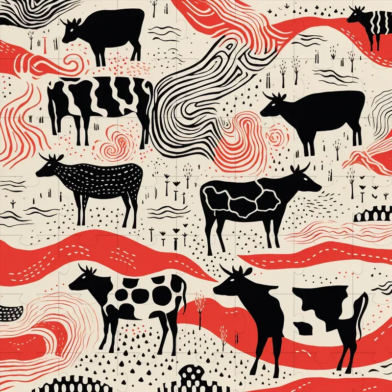 Simple Whimsical Illustrations With Lines