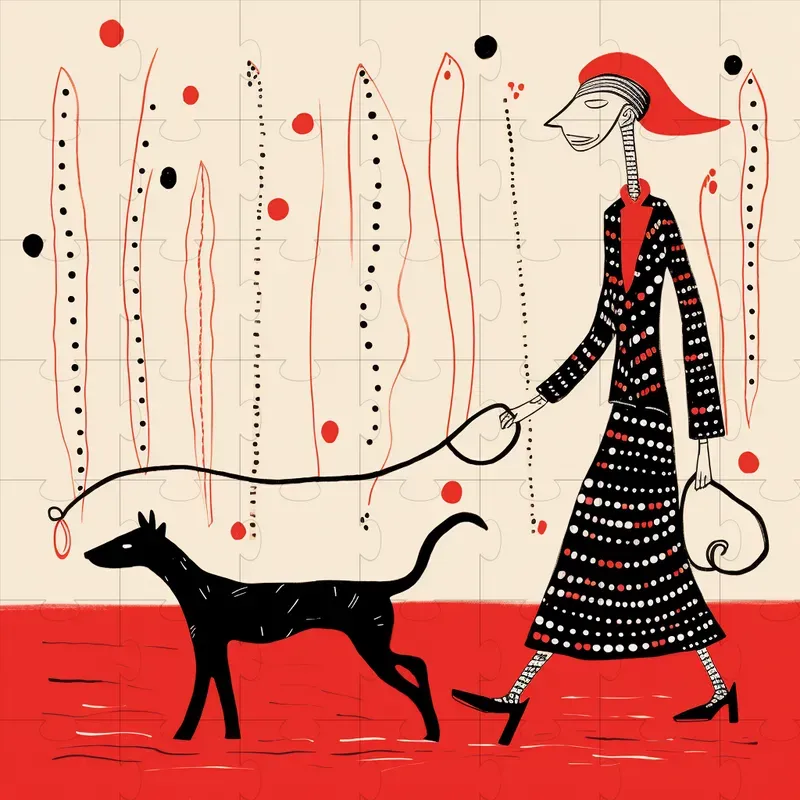 Simple Whimsical Illustrations With Lines