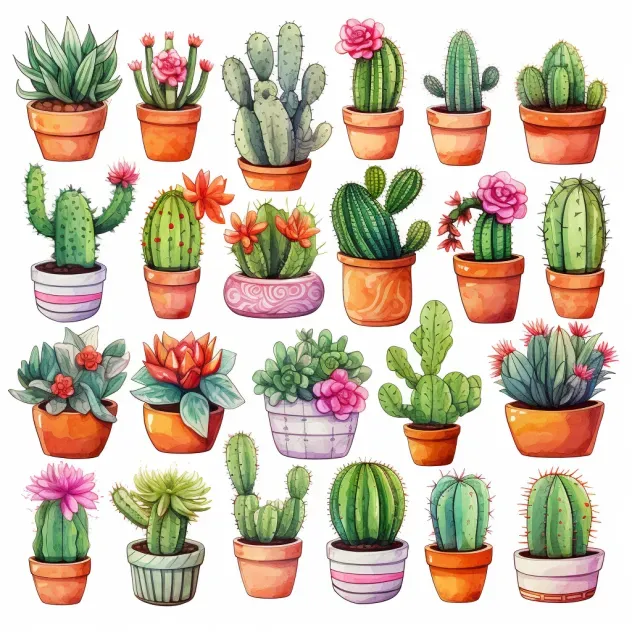 Botanical Watercolor Stickers