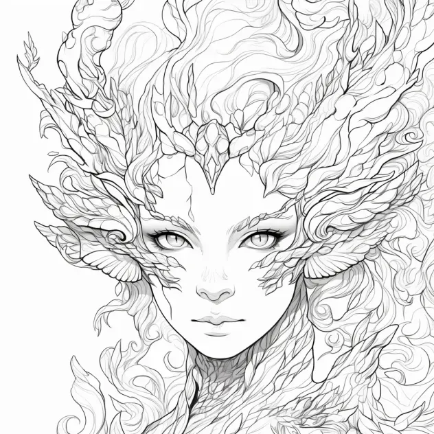 Adult Fantasy Coloring Pages