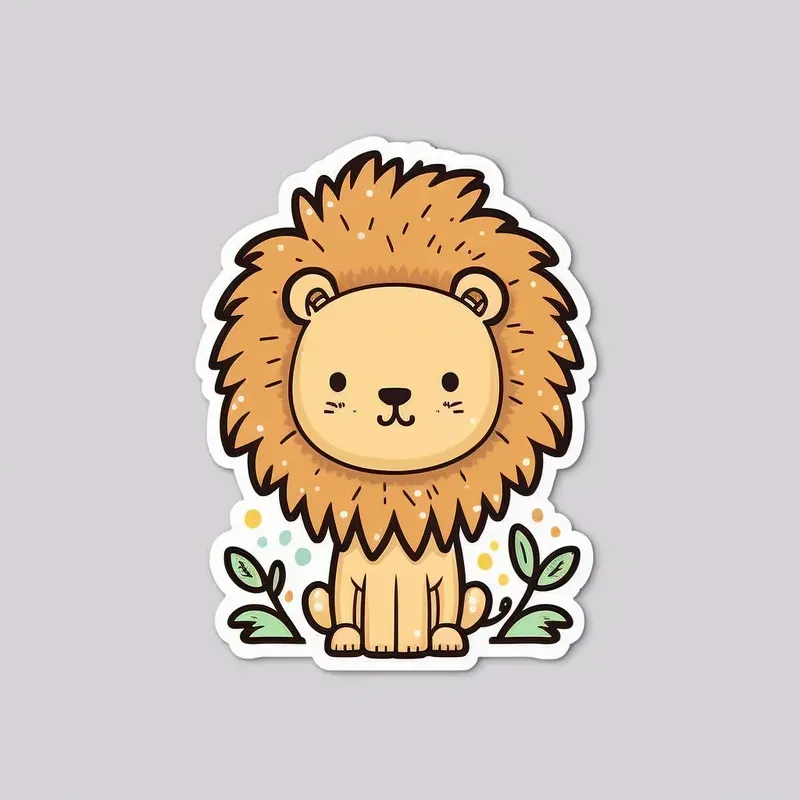Sticker Design Of Adorable Characters