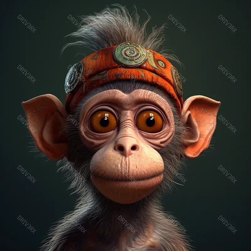 Cartoon Animal Passport Photo