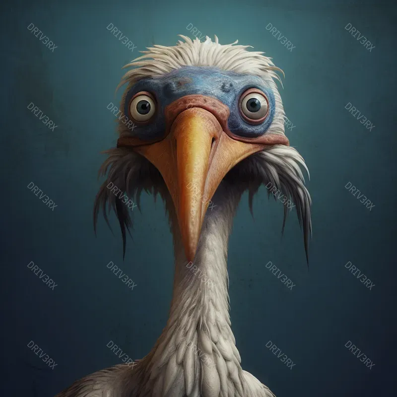 Cartoon Animal Passport Photo
